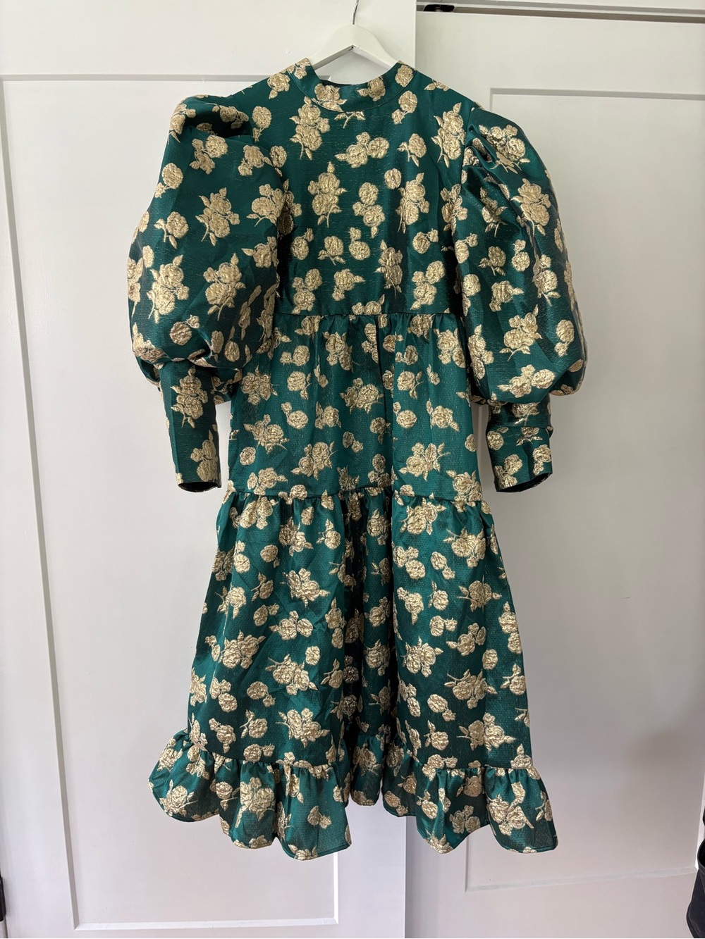 Dream Sister Jane Jacquard Bubble Sleeve Dress - Picture 4 of 12